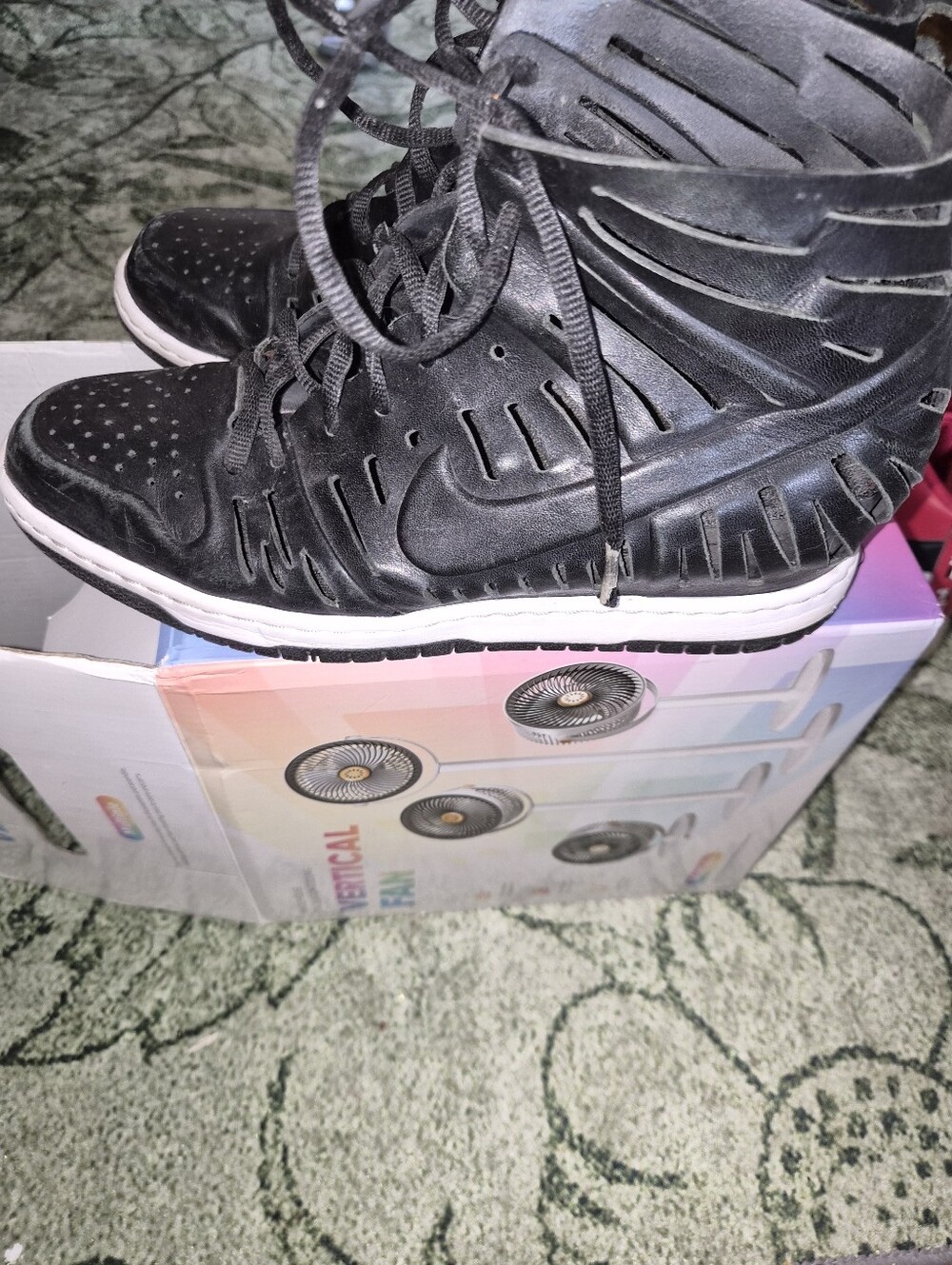 Nike Jole Dunks Unisex Women's 9.5 Mens 8.0 Lace-Up High-Top Cutout Sneakers